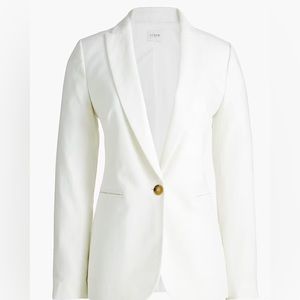 J. Crew Linen-cotton Holland blazer
